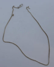 Load image into Gallery viewer, Ladies Unisex Metallic Sterling Silver 925 Chain Necklace One Size RRP390
