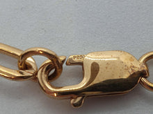 Load image into Gallery viewer, LOREN STEWART Ladies Gold Vermeil Puff Link Pendant Necklace One Size NEW
