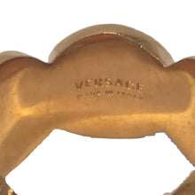 Load image into Gallery viewer, VERSACE Ladies Yellow Gold-Plated Medusa 6 Coin Statement Ring Size UK K NEW
