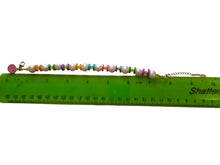 Load image into Gallery viewer, A SINNER IN PEARLS Rainbow Bead Bracelet Pink Charm Multicoloured OS NEW RRP110
