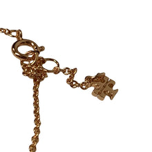 Load image into Gallery viewer, TORY BURCH Pink Miller Chain 18k Rose Gold Crystal Pave Logo Bracelet NEW RRP 75
