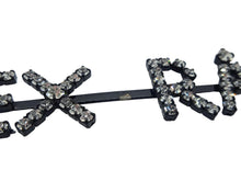 Load image into Gallery viewer, ASHLEY WILLIAMS Ladies Silver Crystal Extra Clip On Earrings OS RRP150 NEW
