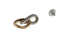 Load image into Gallery viewer, BY ALONA Draco Curb Chain Earrings Twist Gold &amp; Silver Plated OS NEW RRP130
