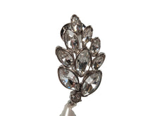 Load image into Gallery viewer, KENNETH JAY LANE Silver &amp; Crystal Pearl Drop Audrey Single Earring One Size NEW
