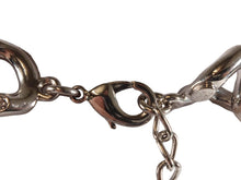 Load image into Gallery viewer, KENNETH JAY LANE Ladies Silver Pave Crystal Chain Link Necklace One Size NEW
