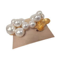 Load image into Gallery viewer, KENNETH JAY LANE Ladies Faux Pearl Gold Tone Cluster Clip Earrings OS NEW
