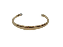 Load image into Gallery viewer, CHLOÉ Darcey Round Bracelet Open Cuff Faux Pearl Brass Gold S-M NEW RRP440
