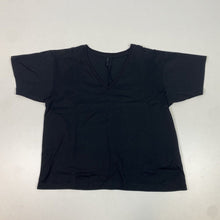 Load image into Gallery viewer, UNRAVEL PROJECT SRL - V NECK T-SHIRT - BLACK - EXTRA SMALL
