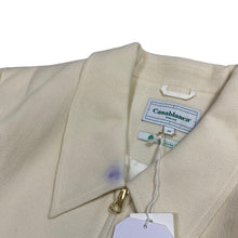 Load image into Gallery viewer, CASABLANCA DIAMOND ZIP MERINO WOOL JACKET - SIZE 50 - IVORY - DEFECT NEW
