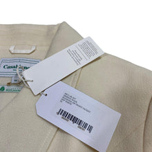Load image into Gallery viewer, CASABLANCA DIAMOND ZIP MERINO WOOL JACKET - SIZE 50 - IVORY - DEFECT NEW
