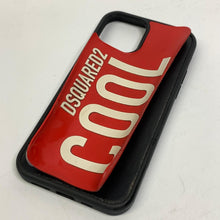 Load image into Gallery viewer, DSQUARED2 DSQ2 Cool Red 12 Pro Smartphone iPhone Bumper Phone Case NEW RRP 75
