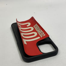 Load image into Gallery viewer, DSQUARED2 DSQ2 Cool Red 12 Pro Smartphone iPhone Bumper Phone Case NEW RRP 75
