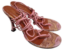 Load image into Gallery viewer, ROTATE x MANU ATELIER Ladies Evelina 100 Pink Leather Sandals EU41 UK8 RRP 325
