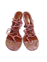 Load image into Gallery viewer, ROTATE x MANU ATELIER Ladies Evelina 100 Pink Leather Sandals EU41 UK8 RRP 325
