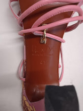 Load image into Gallery viewer, ROTATE x MANU ATELIER Ladies Evelina 100 Pink Leather Sandals EU41 UK8 RRP 325
