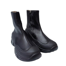 Load image into Gallery viewer, NEW STANDARD Boot Black Sense Ankle Trainer Bootie Leather UK3.5 NEW RRP 505

