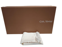 Load image into Gallery viewer, GIA x RHW Ladies Rosie 10 Brown Faux Leather Thigh High Boots UK2 NEW RRP650
