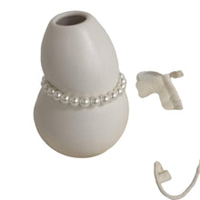 Load image into Gallery viewer, COMPLETED WORKS Vases Faux Pearls Ceramic Home Décor Small Vase NEW RRP 125
