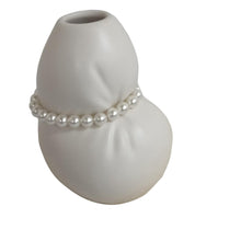 Load image into Gallery viewer, COMPLETED WORKS Vases Faux Pearls Ceramic Home Décor Small Vase NEW RRP 125

