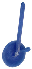 Load image into Gallery viewer, LEX POTT Tallow Royal Blue Round Handle Flat Base Wax Candle One Size NEW RRP50
