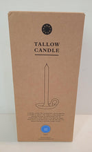 Load image into Gallery viewer, LEX POTT Tallow Royal Blue Round Handle Flat Base Wax Candle One Size NEW RRP50

