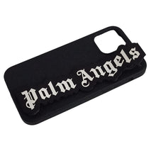 Load image into Gallery viewer, PALM ANGELS Black Phone Cases Pa Logo Lettering iPhone 12 Pro Case NEW RRP 100
