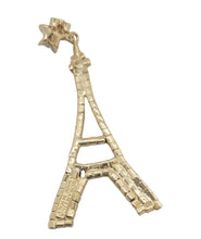Load image into Gallery viewer, ROSANTICA Drop Earrings Eiffel Tower Stud Back Gold Tone Crystal NEW RRP210
