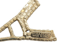 Load image into Gallery viewer, ROSANTICA Drop Earrings Eiffel Tower Stud Back Gold Tone Crystal NEW RRP210
