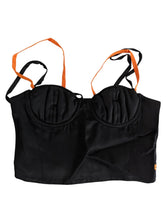 Load image into Gallery viewer, HERON PRESTON Black Corsets Double Contrast Shoulder Strap UK10 NEW RRP 400
