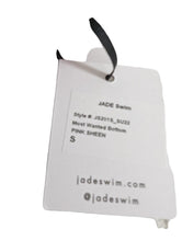 Load image into Gallery viewer, JADE SWIM Pink Bikini Bottoms Most Wanted Pink Sheen Small NEW RRP 90
