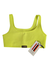 Load image into Gallery viewer, PE NATION Yellow Performance Bras Clubhouse Sports Top Size M NEW RRP 75
