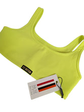 Load image into Gallery viewer, PE NATION Yellow Performance Bras Clubhouse Sports Top Size M NEW RRP 75

