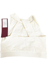 Load image into Gallery viewer, NORBA White Performance Bras Norba Soft Sport Twist Size XS NEW RRP 50
