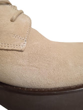 Load image into Gallery viewer, BY FAR Ladies Cobain 60 Suede Zip Platform Boots Beige EU41 UK8 NEW RRP530
