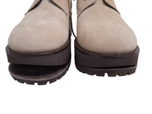 Load image into Gallery viewer, BY FAR Ladies Cobain 60 Suede Zip Platform Boots Beige EU37 UK4 NEW RRP530
