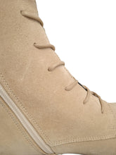 Load image into Gallery viewer, BY FAR Ladies Cobain 60 Suede Zip Platform Boots Beige EU37 UK4 NEW RRP530
