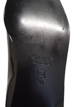 Load image into Gallery viewer, BY FAR Ladies Molly Black Semi-Patent Leather Ballet Flats EU38 UK5 NEW RRP295
