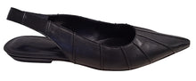 Load image into Gallery viewer, BY FAR Ladies Cyd Black Nappa Leather Slingback Flat Pumps EU36 UK3 NEW RRP350
