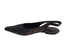 Load image into Gallery viewer, BY FAR Ladies Cyd Black Nappa Leather Slingback Flat Pumps EU36 UK3 NEW RRP350
