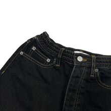 Load image into Gallery viewer, STILL HERE Black Denim Shorts Size 25 NEW RRP 140
