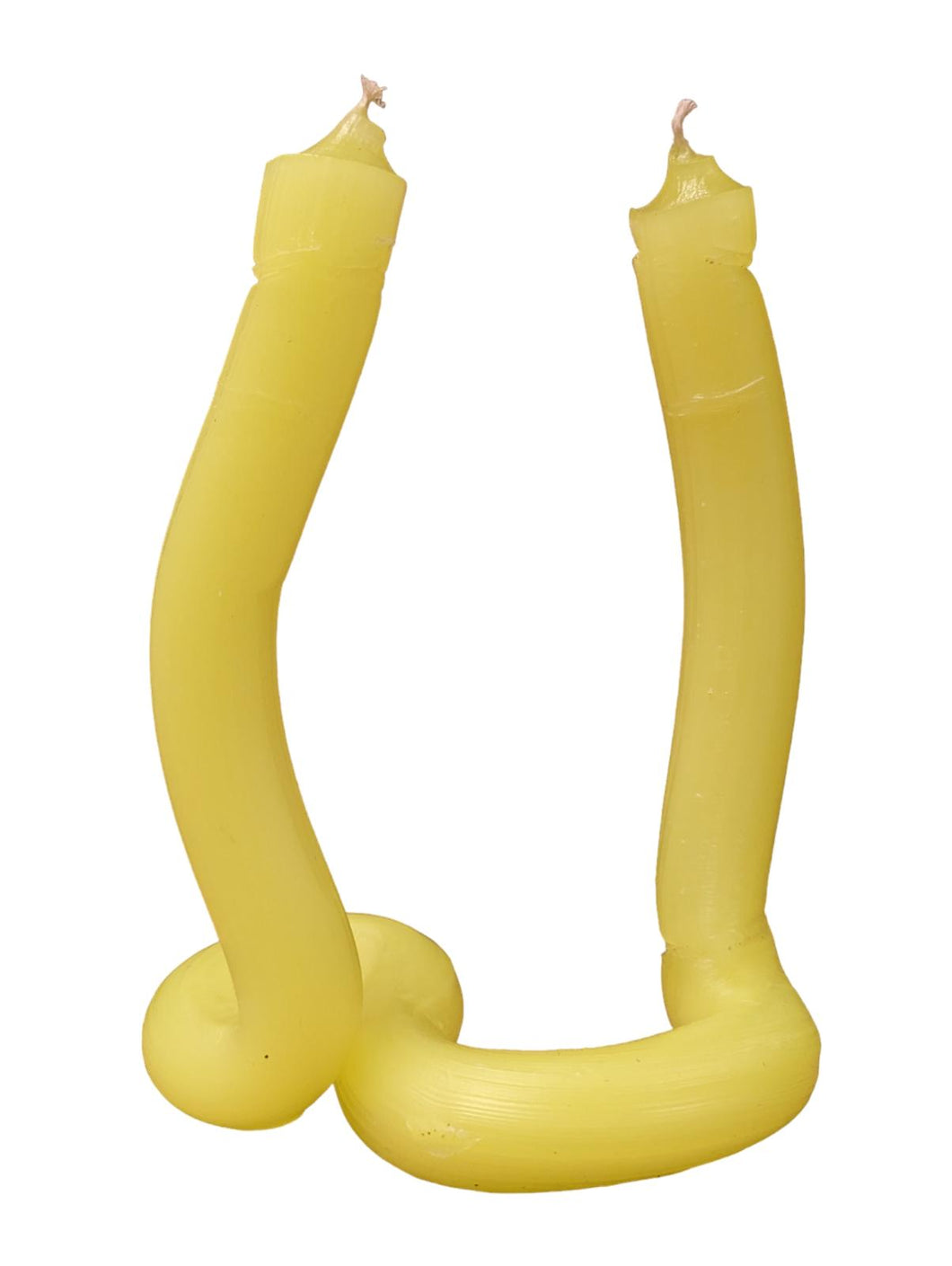 TALLOW CANDLE Thick Cut Doubled Wax Bright Yellow Candle Sticks NEW