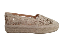 Load image into Gallery viewer, CASTANER Ladies Beige Embroidered Kery Espadrilles EU38 UK6 RRP130 NEW
