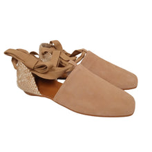 Load image into Gallery viewer, CASTANER Ladies Light Brown Suede Gala Ankle Tie Sandals EU35 UK2 RRP90 NEW
