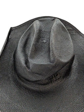 Load image into Gallery viewer, RUSLAN BAGINSKIY Black Hats Mono Embellshed Cowboy Hat Size M NEW RRP 275
