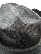 Load image into Gallery viewer, RUSLAN BAGINSKIY Black Hats Mono Embellshed Cowboy Hat Size M NEW RRP 275
