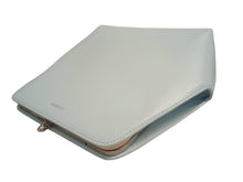 Load image into Gallery viewer, JIL SANDER Ladies Goji Blue Leather Square Clutch Bag 20 x 20 x 9cm NEW RRP1480
