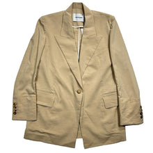 Load image into Gallery viewer, LOW CLASSIC Raw Edge Point Single Breasted Neutral Blazer XS NEW RRP 380
