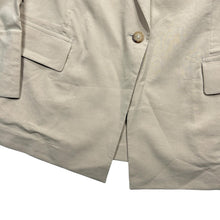 Load image into Gallery viewer, LOW CLASSIC Raw Edge Point Single Breasted Neutral Blazer XS NEW RRP 380
