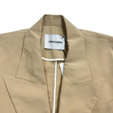 Load image into Gallery viewer, LOW CLASSIC Raw Edge Point Single Breasted Neutral Blazer XS NEW RRP 380
