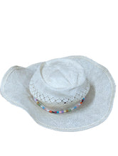 Load image into Gallery viewer, GLADYS TAMEZ MILLINERY Hats Bella Colour Bead Classic Cowboy Hat S NEW RRP 265
